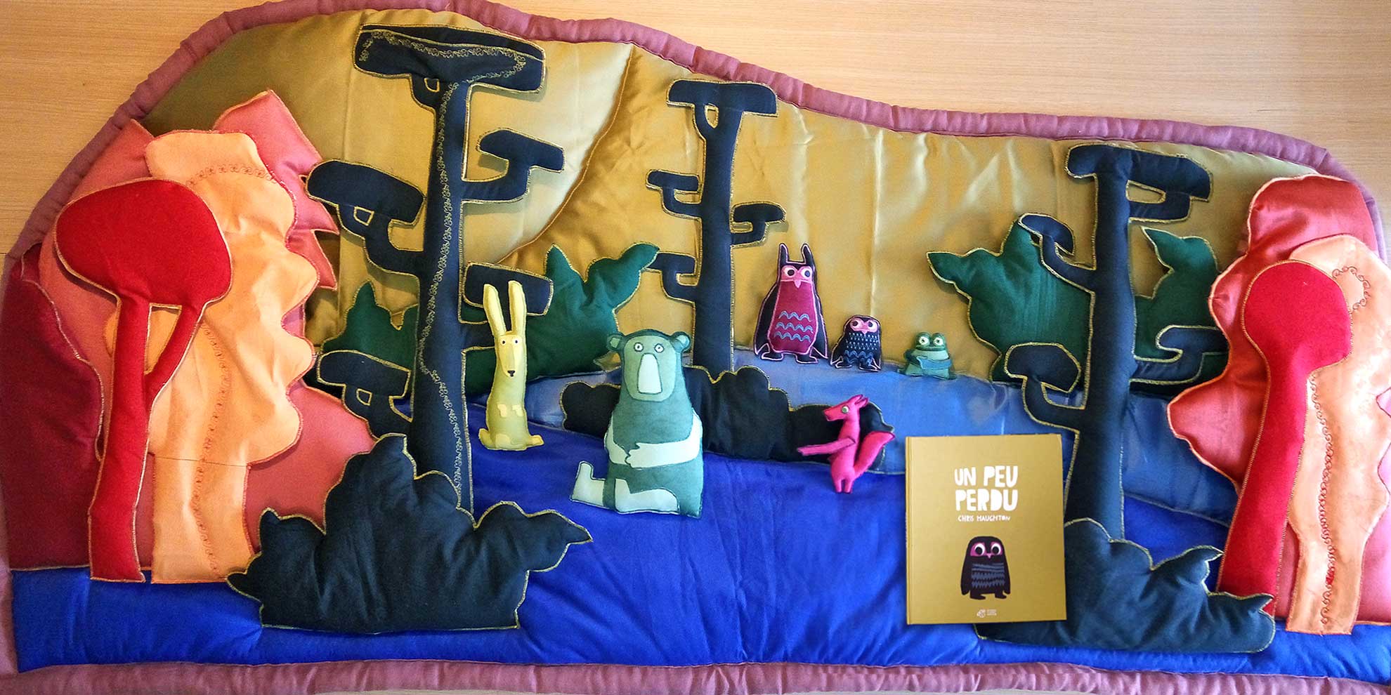 tapis déployé un peu perdu