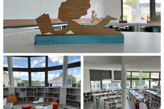 3 photos du CDI-Médiathèque